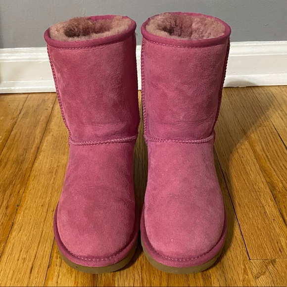 UGG Shoes - UGG CANCER AWARENESS CLASSIC SHORT PINK BOOTS